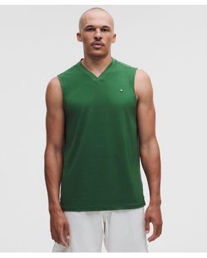 lululemon – Mesh-Panelled Tennis Sleeveless Shirt – – Size Large - Green