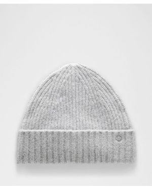 lululemon – Ribbed-Knit Wide-Cuff Beanie Hat – - Grey