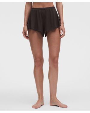 lululemon Underease High-Waist Ribbed Shortie Underwear - Black