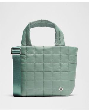 lululemon – Quilted Grid Small Tote Bag 5L – /Pastel - Green