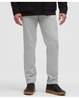 lululemon Abc Classic-fit 5 Pocket Trousers 34"l Warpstreme - Colour Silver/grey - Size 30 - Multicolour