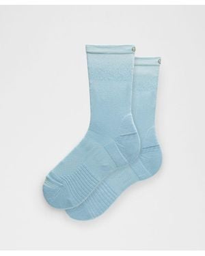 lululemon Power Stride Crew Socks Ombre - Blue