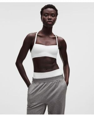 lululemon – Like A Cloud Bra B/C Cup Contrast Trim – – Size 14 - White