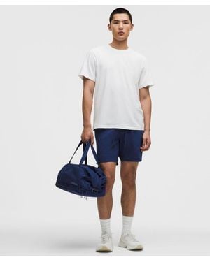 lululemon License To Train Lined Short 7" - Blue