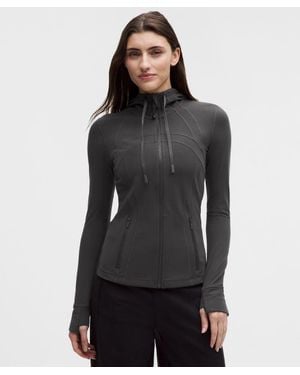 lululemon – Define Hooded Jacket Nulu – – Size 4 - Black