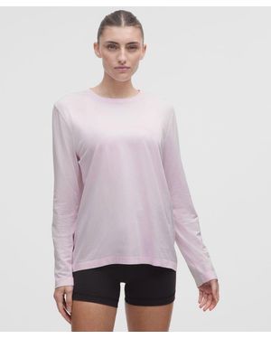 lululemon – Swiftly Relaxed Long-Sleeve Shirt Hip Length Fit – – Size 4 - Purple