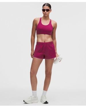 lululemon – Two-Toned Mid-Rise Track Shorts – 3" – – Size Large - Red