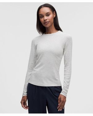 lululemon Hold Tight Long-Sleeve Shirt - Grey