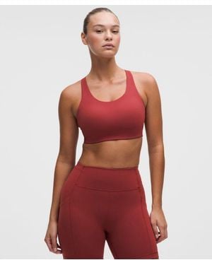 lululemon – Energy Sports Bra High Support, B–G Cups – – Size 6 - Red