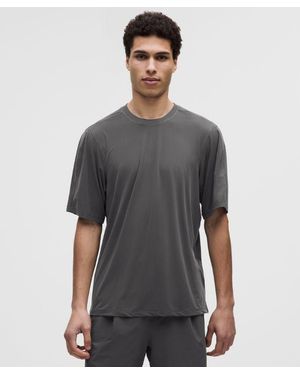 lululemon Brushed Yoga Crewneck T-Shirt - Grey