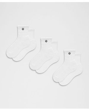 lululemon Daily Essential Quarter Socks - White