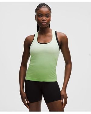 lululemon Swiftly Tech Scoop-Neck Tank Top 2.Waist Length - Green