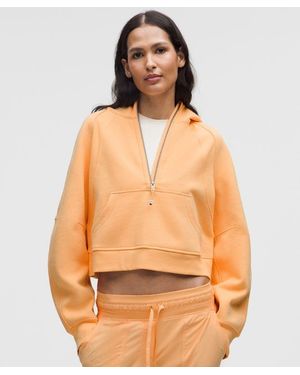 lululemon – Scuba Oversized Half-Zip Hoodie – – - Orange