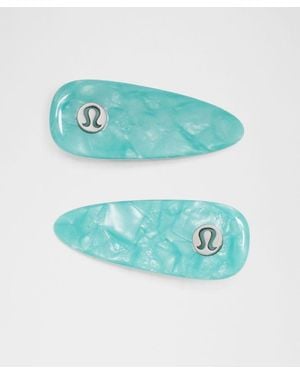 lululemon – Alligator Hair Clips 2 Pack – - Blue