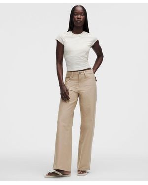 lululemon Easyfive Low-Rise Classic Wide-Leg Pant - Natural