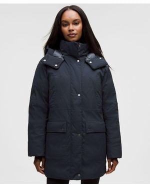 lululemon – Waterproof 600-Down-Fill Parka – – Size Large - Blue