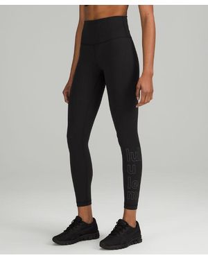 lululemon Wunder Train High-rise Tights 25" Motif - Black