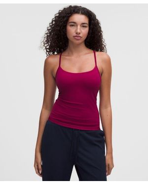 lululemon Flow Y Tank Top - Red