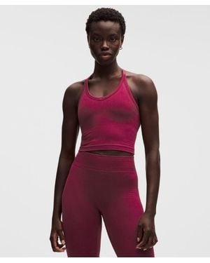 lululemon – Get Low Cross-Back Training Tank Top Light Support, B/C Cup – – Size Large - Red