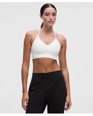 lululemon – Ebb To Street Sports Bra Light Support, B/C Cup – – Size 14 - White