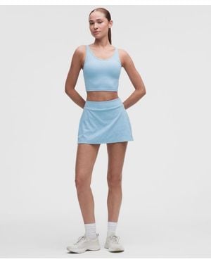 lululemon – High-Rise Tennis Mini Skirt Jacquard – /Pastel – Size Large - Blue