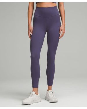 lululemon Fast And Free High-Rise Leggings 25" Pockets - Blue