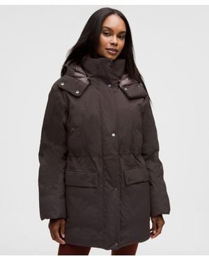 lululemon – Waterproof 600-Down-Fill Parka – – Size Large - Brown