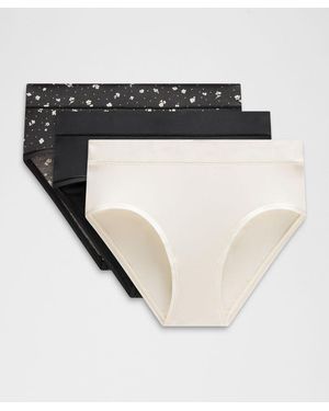 lululemon – Underease High-Rise Bikini Underwear 3 Pack – – Size Large - White