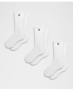 lululemon Daily Essential Crew Socks - White