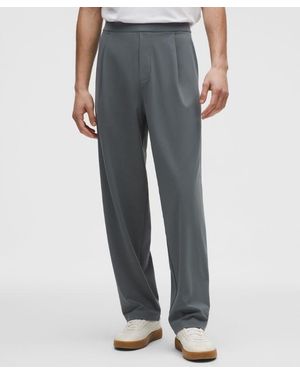 lululemon – Daydrift Relaxed-Fit Pleated Trousers Regular No Belt Loops – – Size Large - Grey