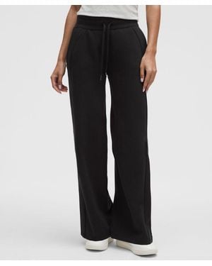 lululemon Scuba Mid-Rise Wide-Leg Pant - Black