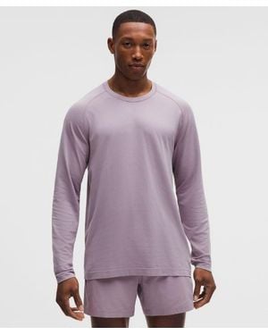 lululemon – Metal Vent Tech Long-Sleeve Shirt – /Pastel – Size Large - Purple
