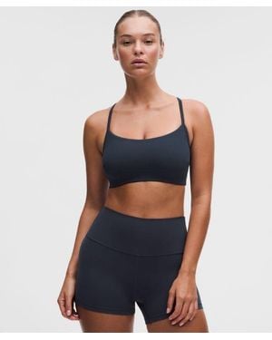 lululemon Flow Y Bra Light Support, C/D Cup - Blue