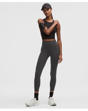 lululemon – Fast And Free High-Rise Tight Leggings 5 Pocket – 25" – – Size 4 - Grey