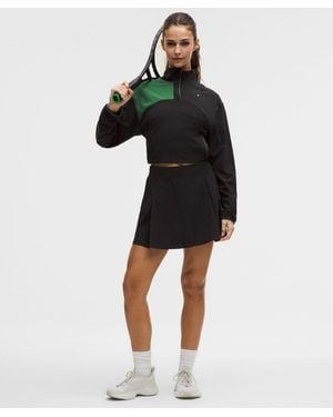 lululemon A-Line Side-Pleat Tennis Skirt - Black