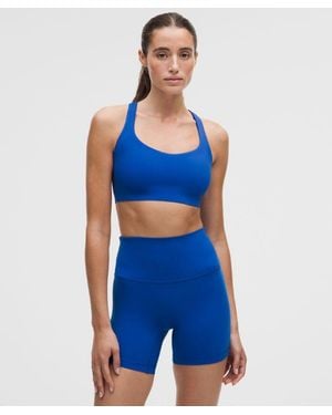 lululemon Flexyflex Strappy Yoga Bra - Blue