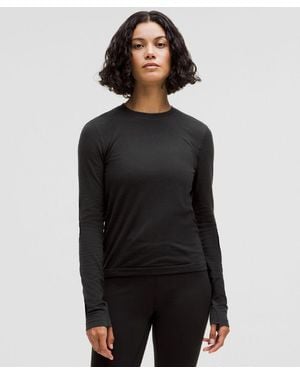 lululemon Swiftly Wool Long-Sleeve Shirt - Black