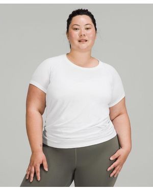 lululemon – Swiftly Tech Short-Sleeve Shirt 2.0 Waist Length – – Size 14 - White