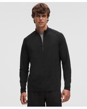 lululemon – Metal Vent Tech Half Zip Long-Sleeve Top – – Size Large - Black
