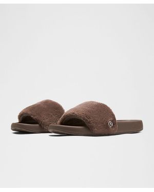 lululemon Restfeel Faux Fur Slide - Brown