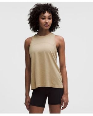 lululemon – Swiftly Relaxed Tank Top Hip Length Fit – Size 4 - Natural