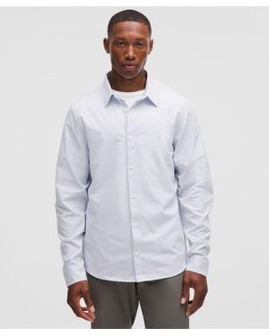 lululemon – New Venture Long-Sleeve Shirt Slim-Fit – – Size Medium - White