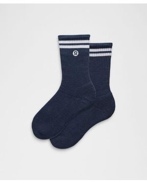 lululemon Daily Essential Crew Socks - Blue