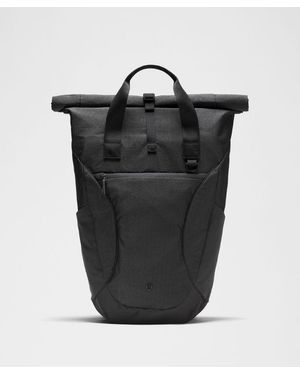 lululemon – Roll-Top Backpack 22L Metallic – - Black