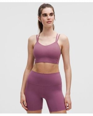 lululemon Like A Cloud Longline Bra - Purple