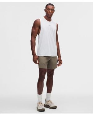 lululemon Pace Breaker Linerless Short 7" - White
