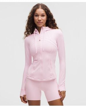 lululemon – Define Hooded Jacket Nulu – – Size 10 - Pink