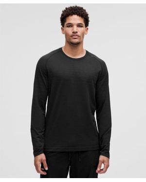 lululemon – 'Metal Vent Tech Long-Sleeve Shirt Glow Stripe – – - Black