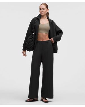 lululemon – Smooth Spacer High-Rise Wide-Leg Trousers Regular – – Size Large - Black