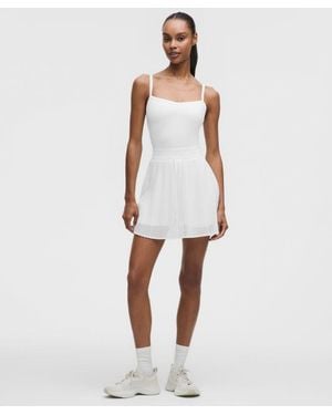 lululemon – Ace Advantage Cutout Tennis Dress – – Size Large - White